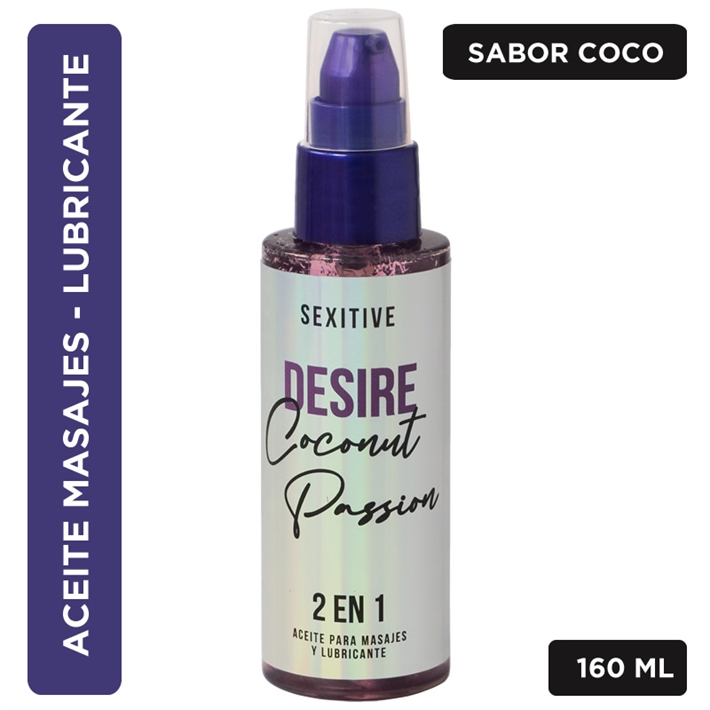 Aceite y lubricante desire coconut 2 en 1 60mlEAN: 7798309441428